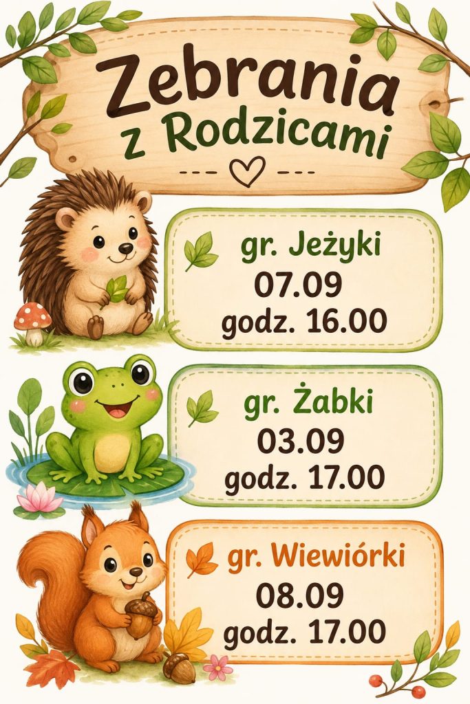 Zebranie rodziców
